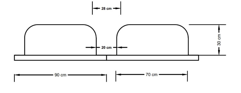 قالب وافل با ارتفاع 40 سانتیمتر و عرض ریب 20 سانتیمتر دیتیل قالب وافل 90*90 ارتفاع 30 سانتیمتر با عرض ریب 20 سانتیمتری